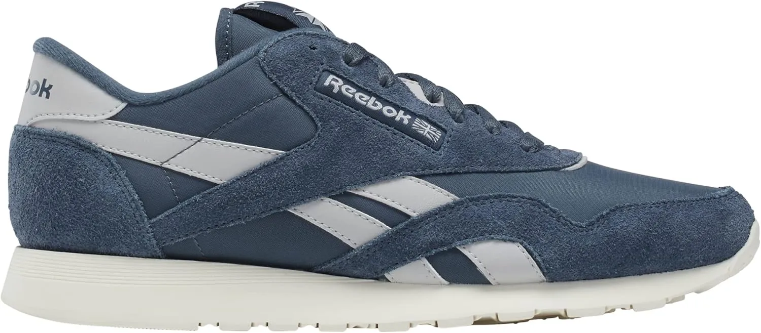 Reebok Mens Classic Cushioned Footbed Faux Leather Running & Training Shoes