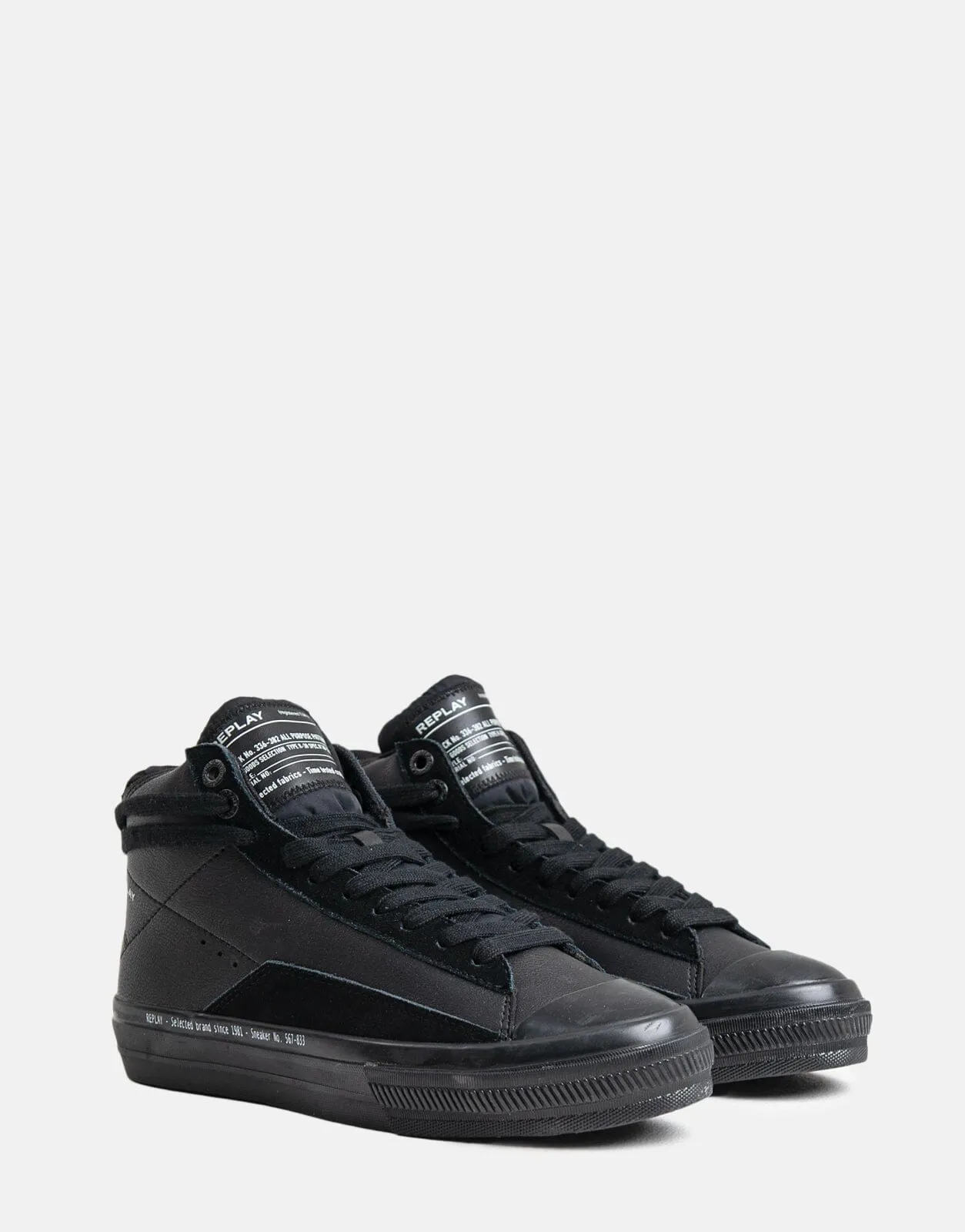 Replay Snap Light Toned Black Sneaker