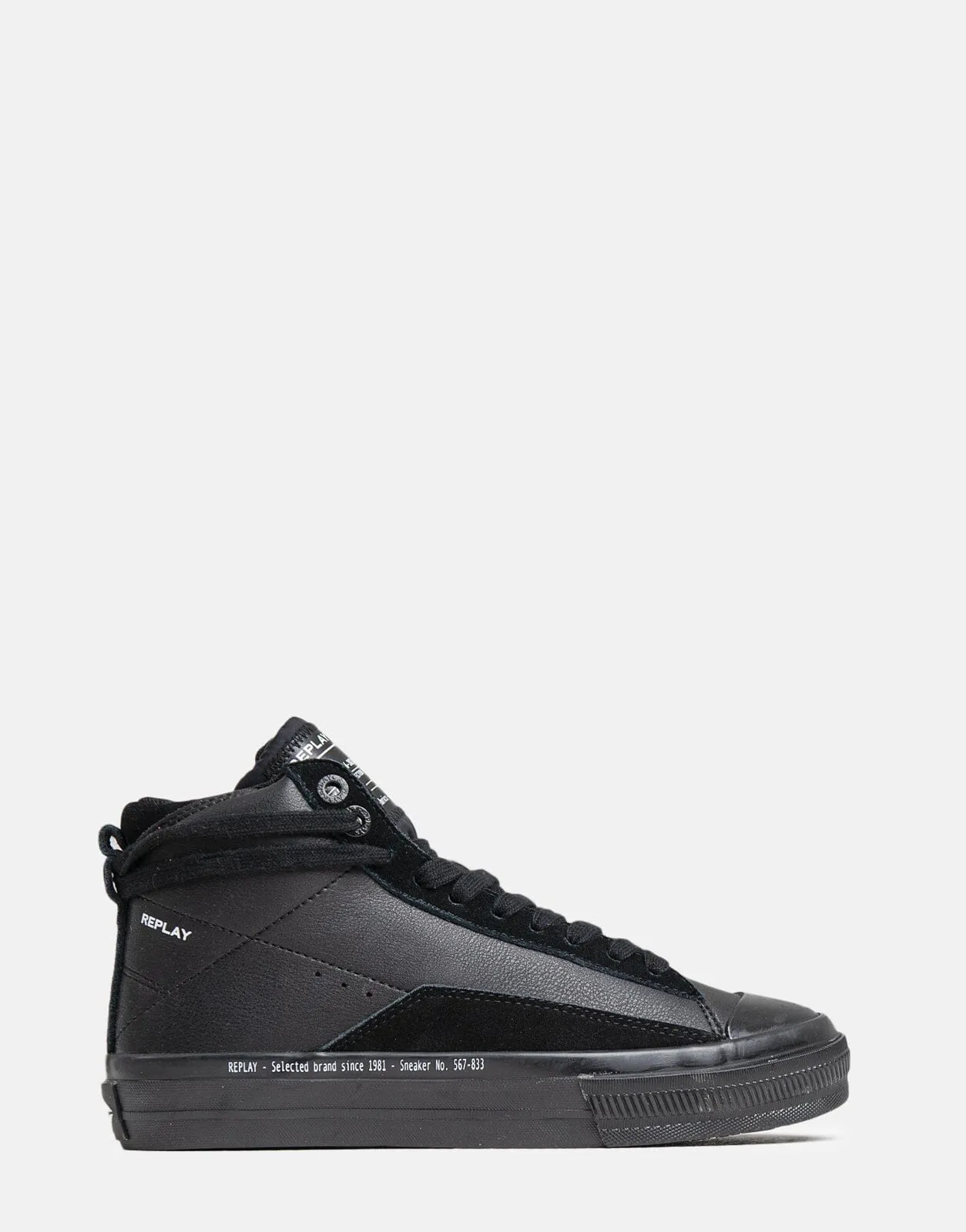 Replay Snap Light Toned Black Sneaker