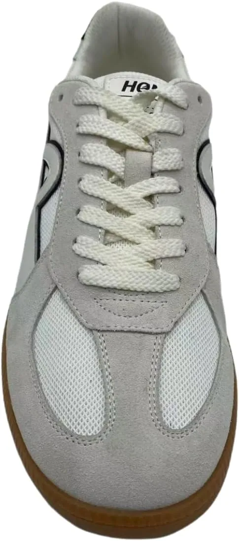 Retro Unisex Casual Sneakers for Men – Classic Low-Top Lace-Up Walking Shoes with Mesh Upper, Suede Accents & Non-Slip Gum Rubber Sole – Lightweight & Breathable Everyday Streetwear Trainers