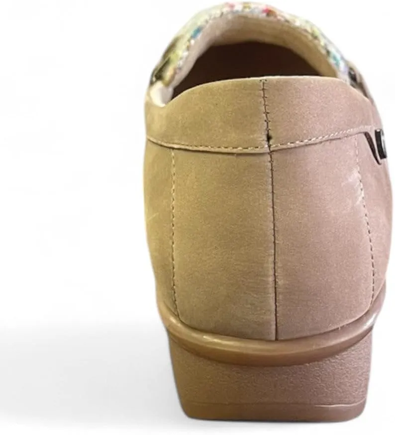 Revere Montmarte Women's Arch Support Loafers – Stylish Premium Leather with Removable Contoured Footbed for Custom Orthotics with Arch Support