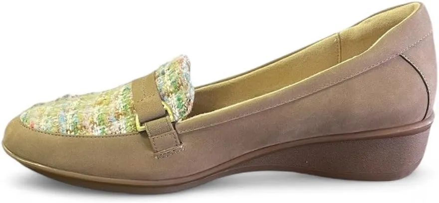 Revere Montmarte Women's Arch Support Loafers – Stylish Premium Leather with Removable Contoured Footbed for Custom Orthotics with Arch Support