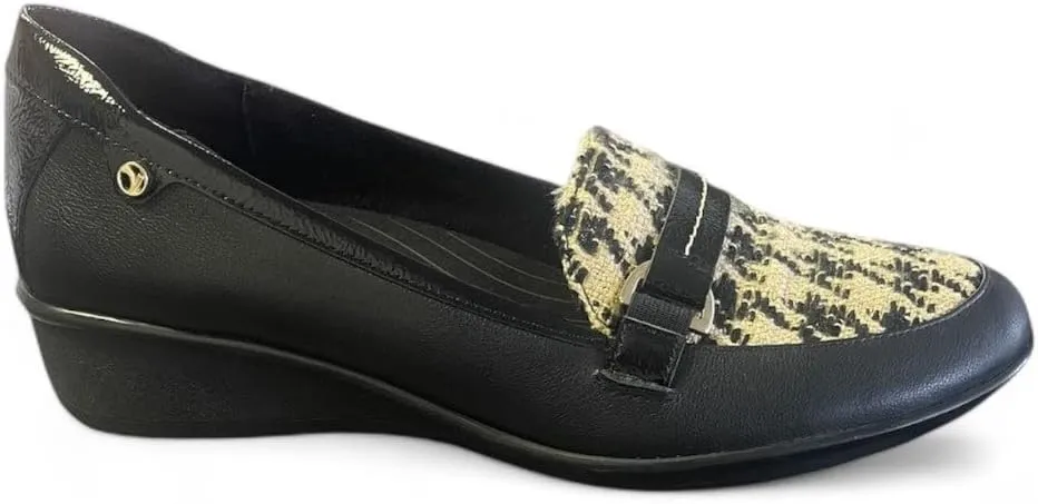Revere Montmarte Women's Arch Support Loafers – Stylish Premium Leather with Removable Contoured Footbed for Custom Orthotics with Arch Support