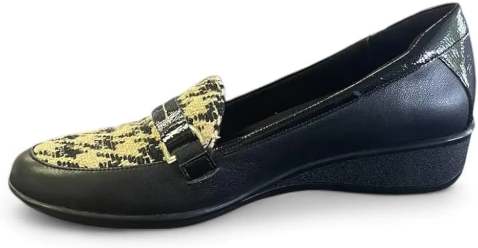 Revere Montmarte Women's Arch Support Loafers – Stylish Premium Leather with Removable Contoured Footbed for Custom Orthotics with Arch Support