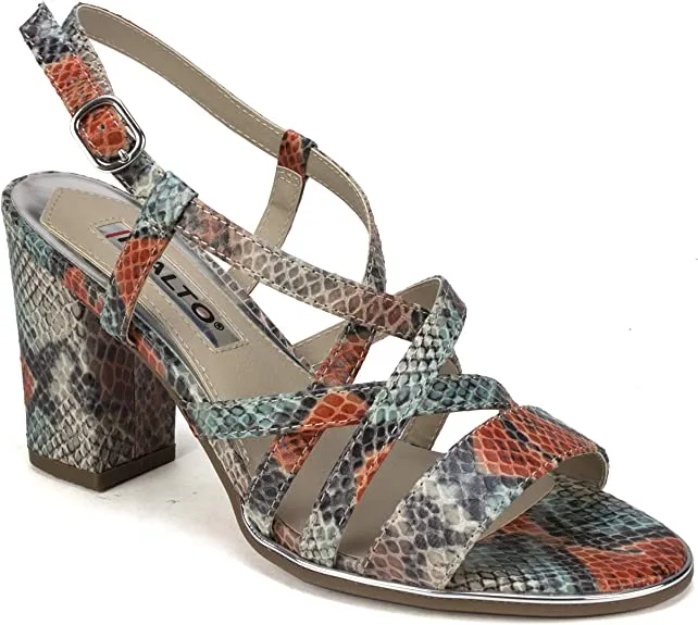 Rialto Women's Weng Multi Exotic Size 8 Heeled Sandal, 8