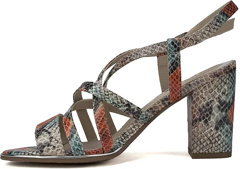 Rialto Women's Weng Multi Exotic Size 8 Heeled Sandal, 8