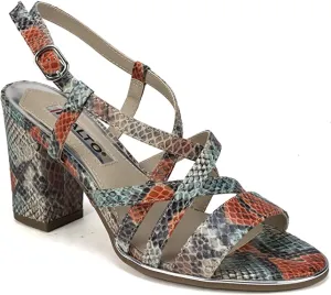 Rialto Women's Weng Multi Exotic Size 8 Heeled Sandal, 8