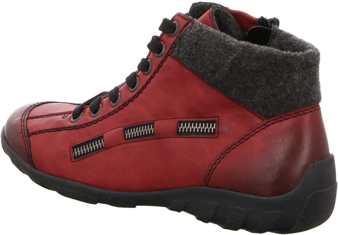 Rieker Women's Warm Lined Classic Boots Short Length Mid Calf