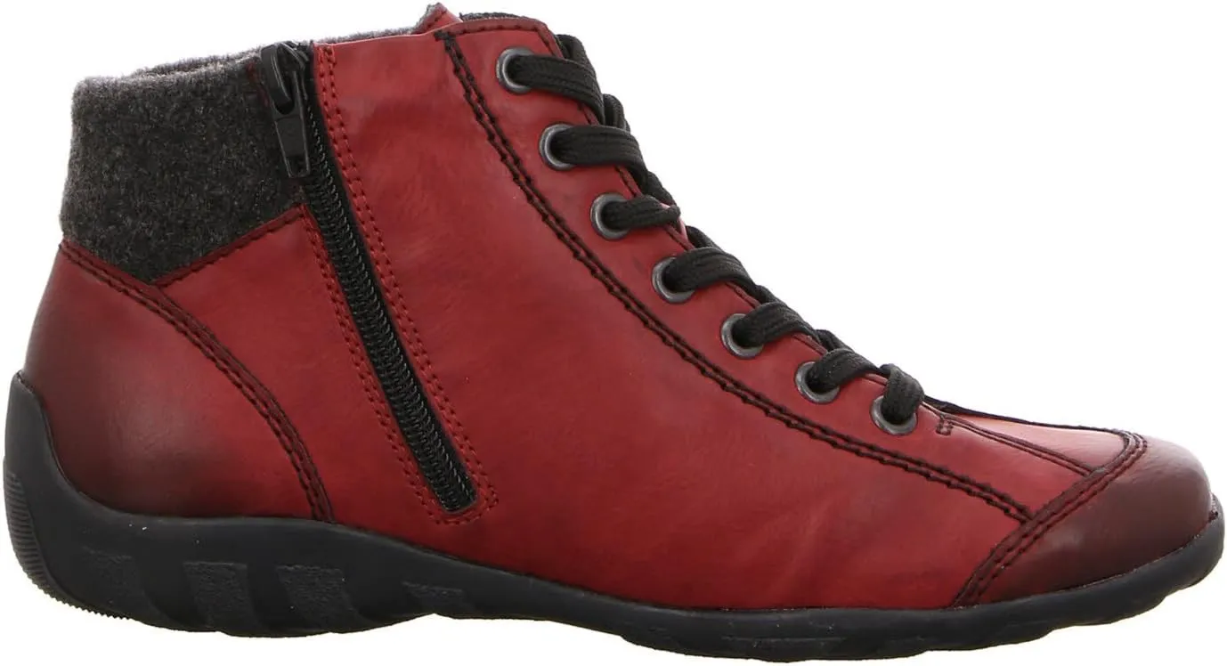Rieker Women's Warm Lined Classic Boots Short Length Mid Calf