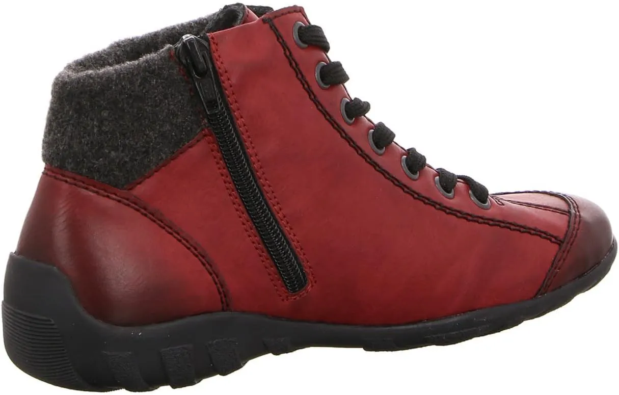 Rieker Women's Warm Lined Classic Boots Short Length Mid Calf