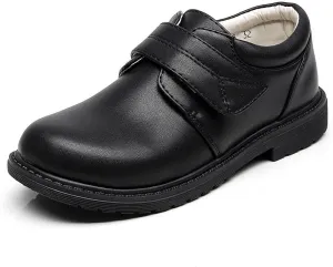 rismart Boys' Hook - Loop Formal Prince Round Toe Oxfords Dress Shoes