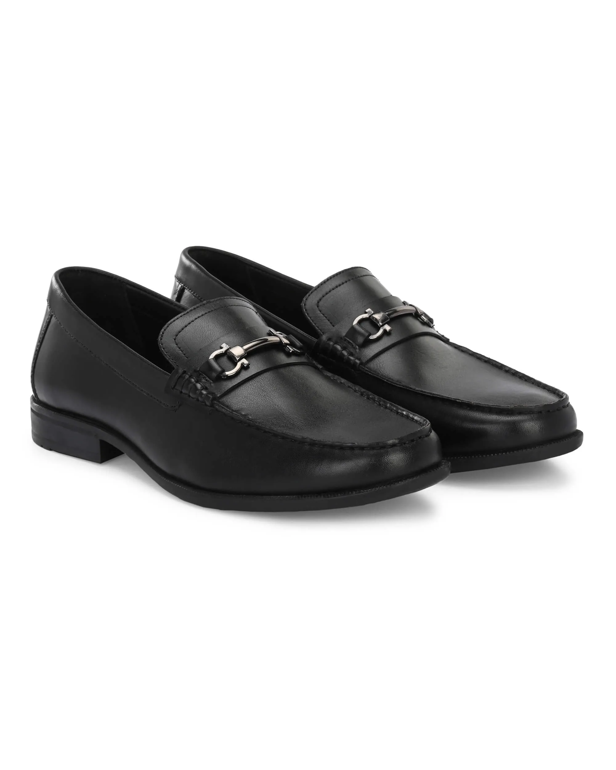 Robin Black Loafers