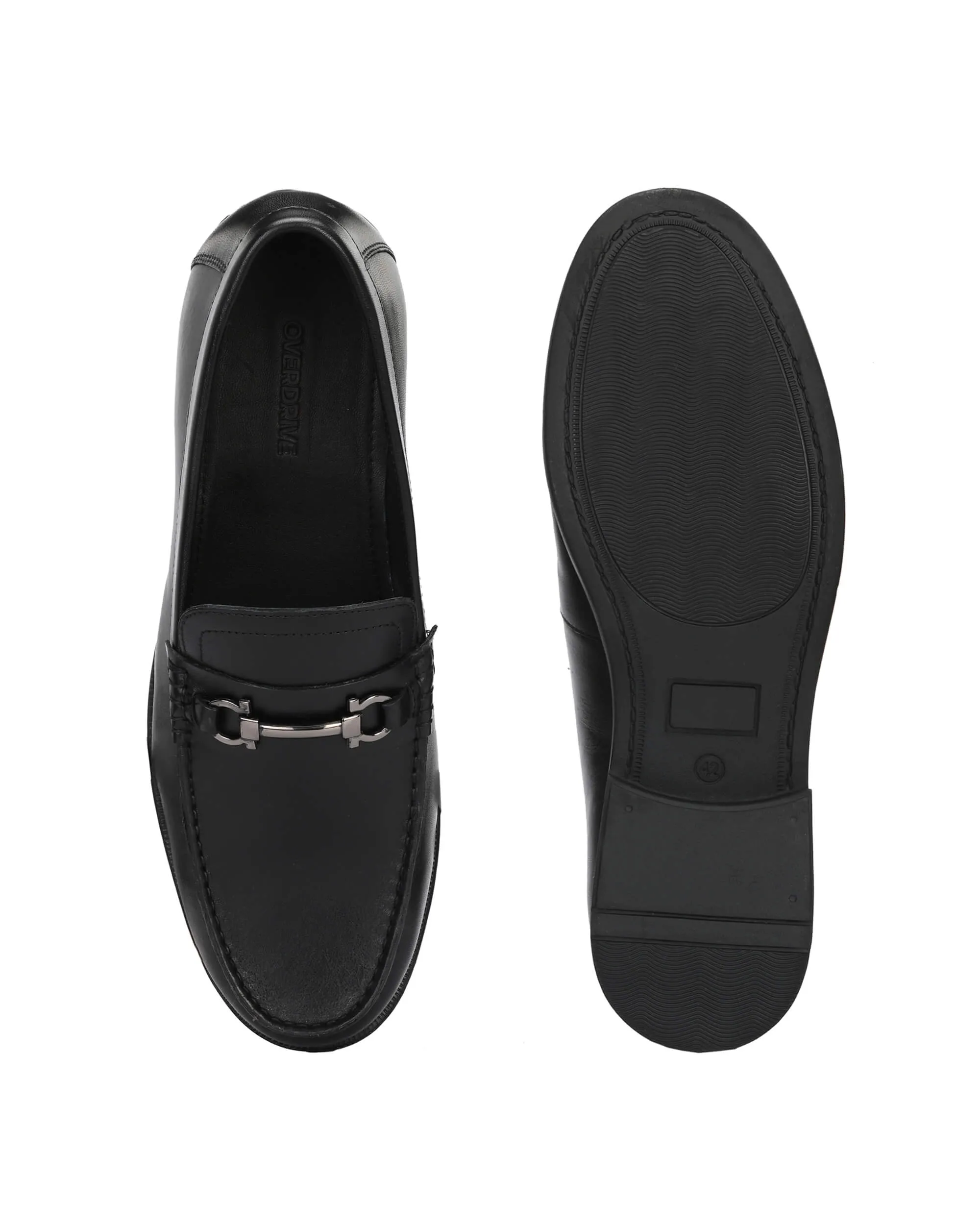 Robin Black Loafers