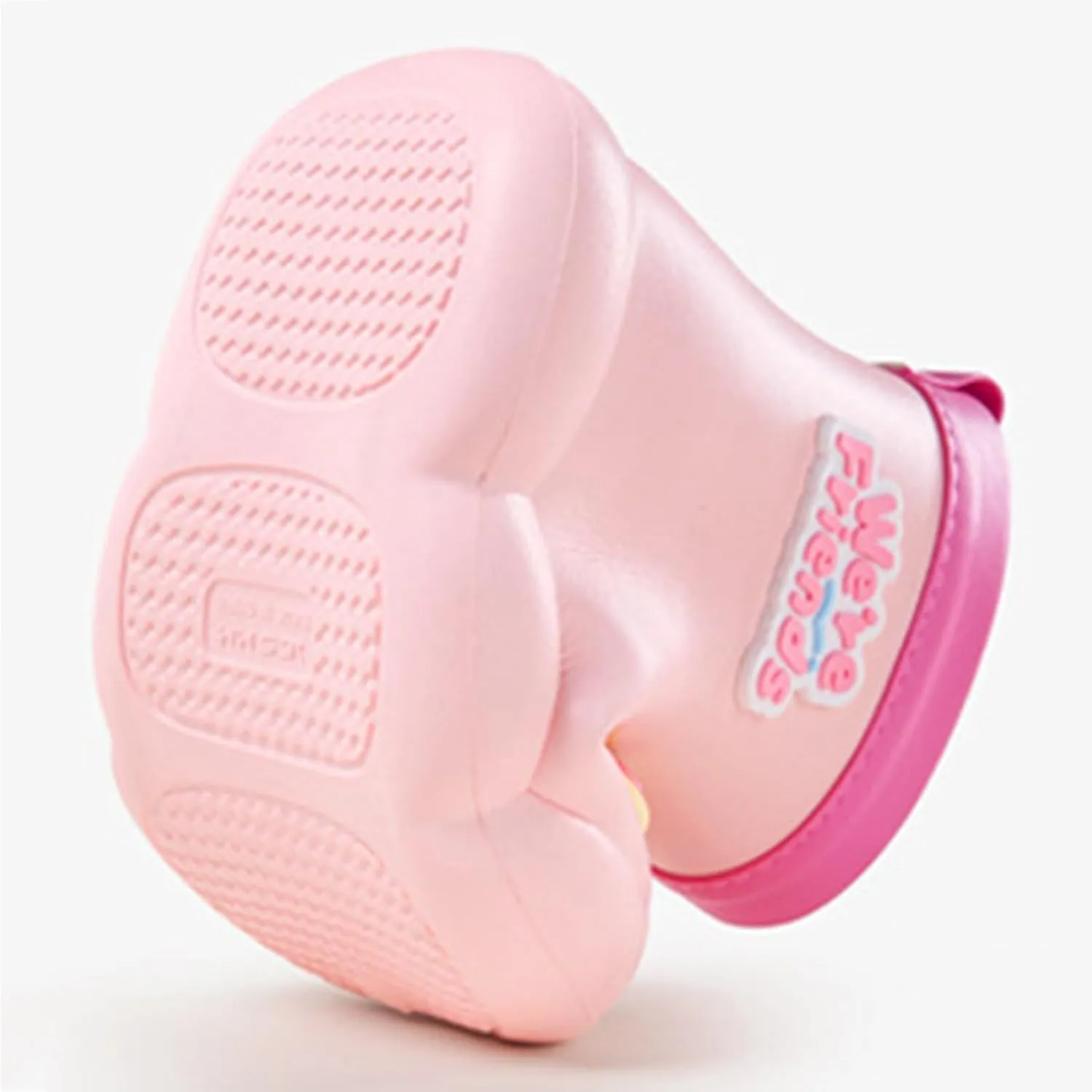 Roller Rain Boots For Toddler Baby Girls 𝗖artoon Bear 𝐖aterproof Booties Mid Length Non Slip Spring Fashion Shoes Cute