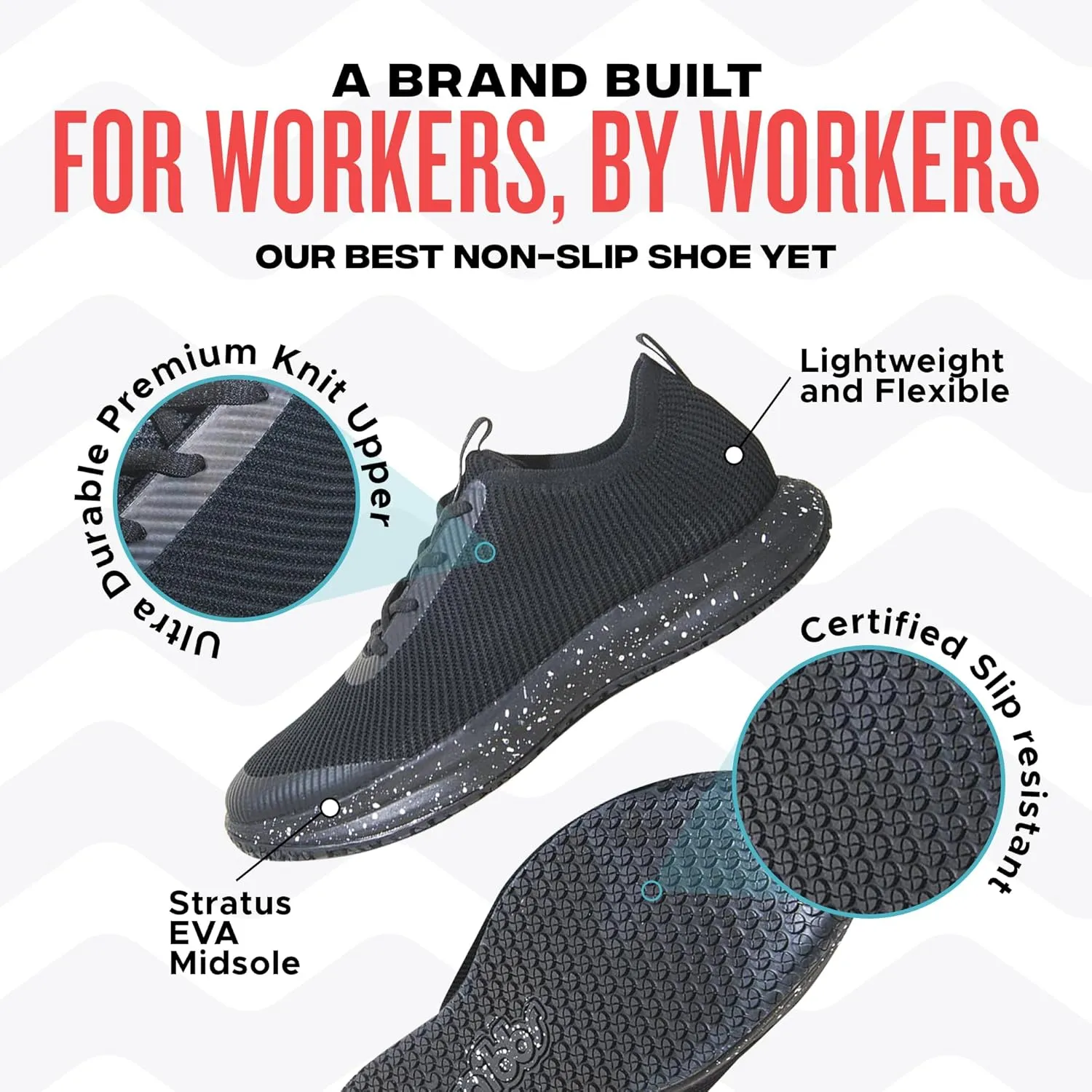 ROVR - Non Slip Shoes for Men & Women - Slip Resistant Work Shoes