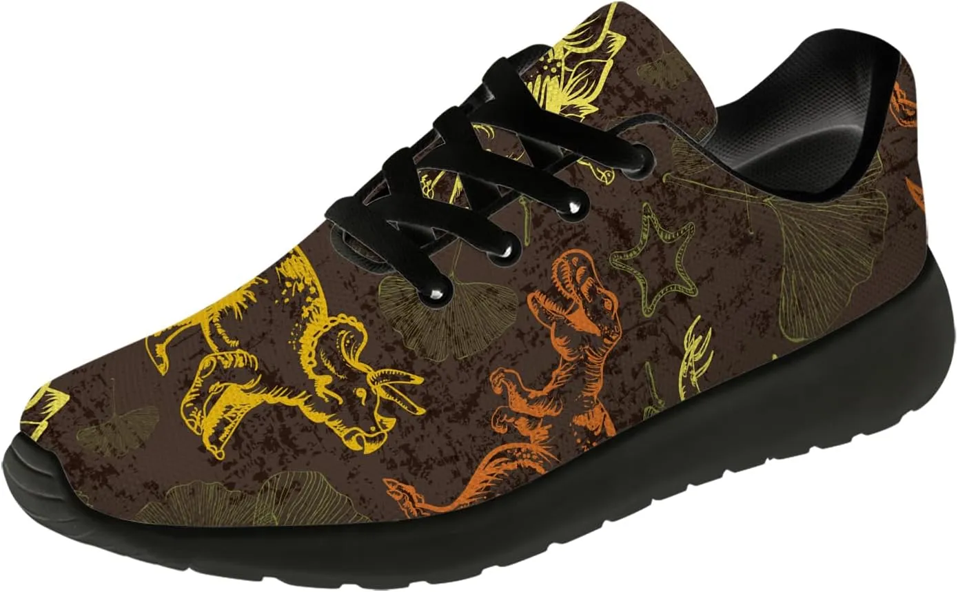 Running Shoes for Women Men Dinosaur Sneakers Tennis Shoes Gifts for Men Women