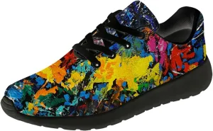 Running Shoes for Women Men Graffiti Print Shoes Tennis Sneakers Gifts for Women Men