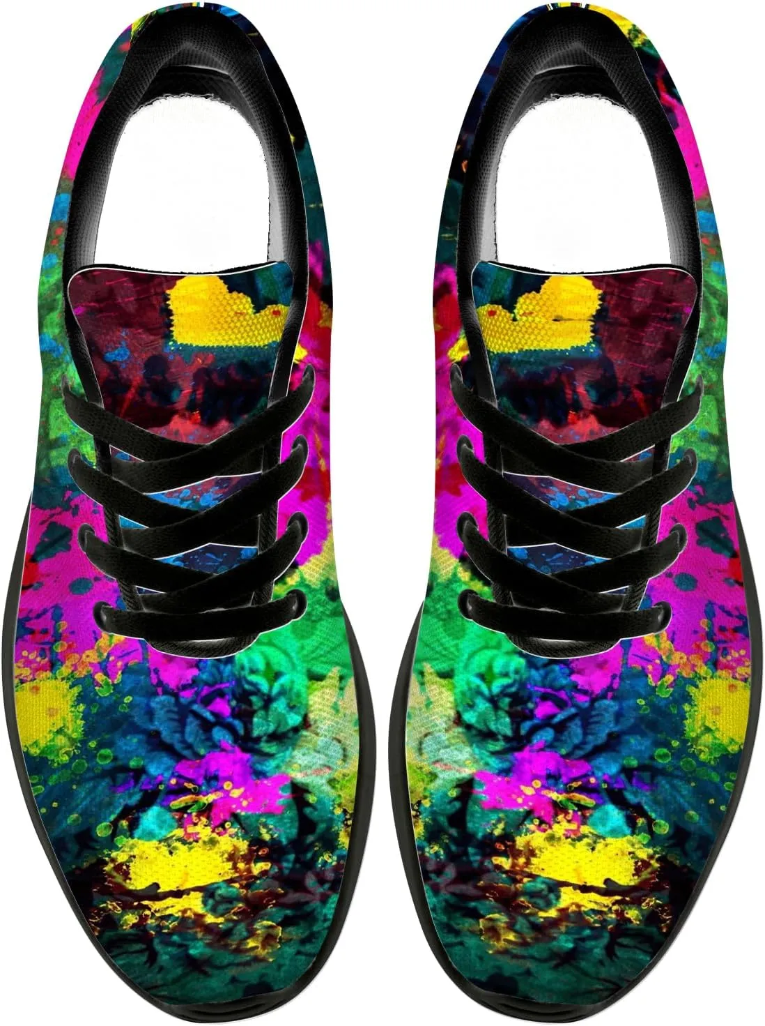Running Shoes for Women Men Graffiti Print Shoes Tennis Sneakers Gifts for Women Men