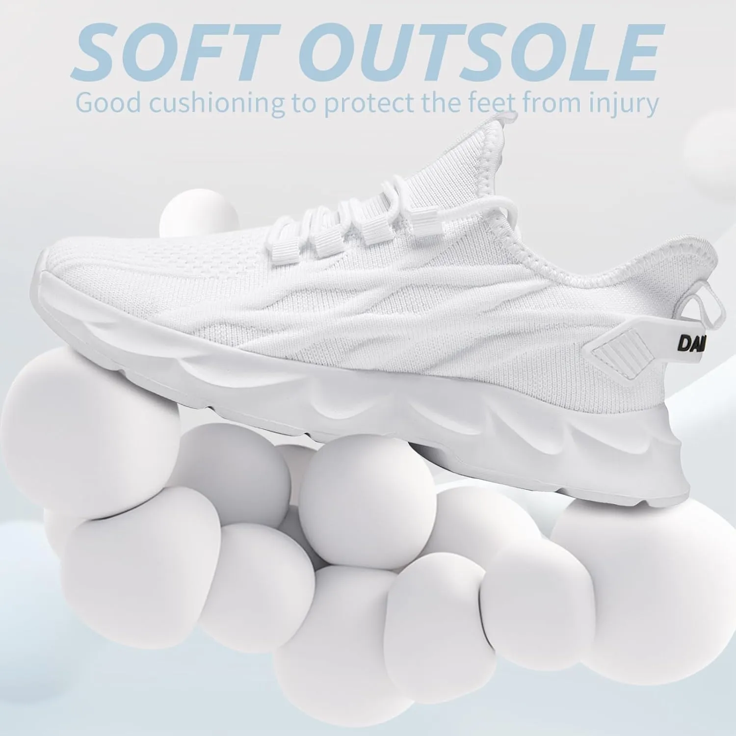 Running Womens Shoes Fashion Walking Sports Gym Tennis Breathable Slip on Ladies Non Slip Lightweight Jogging Sneakers