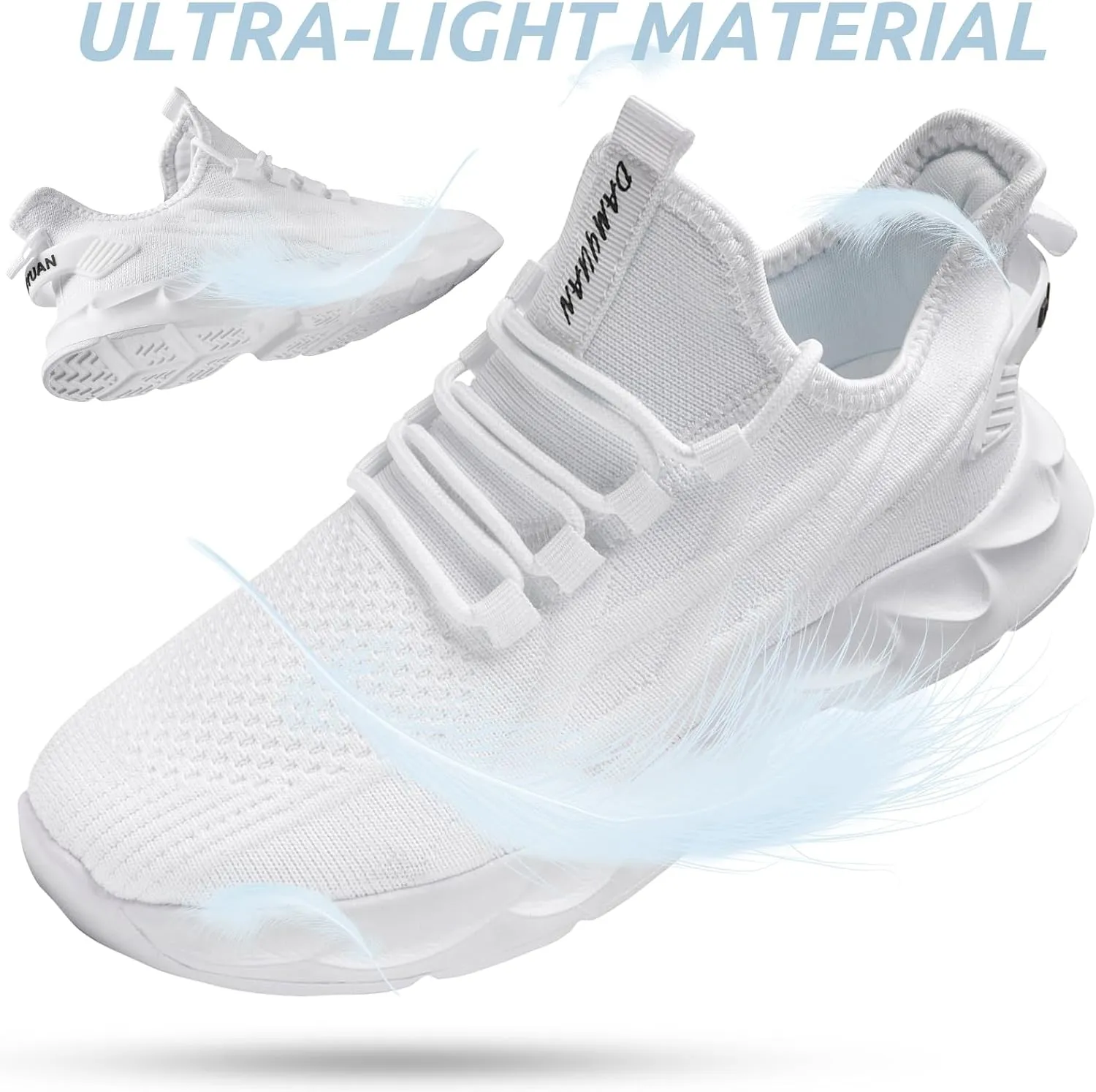Running Womens Shoes Fashion Walking Sports Gym Tennis Breathable Slip on Ladies Non Slip Lightweight Jogging Sneakers