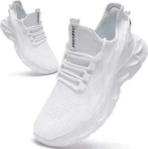 Running Womens Shoes Fashion Walking Sports Gym Tennis Breathable Slip on Ladies Non Slip Lightweight Jogging Sneakers