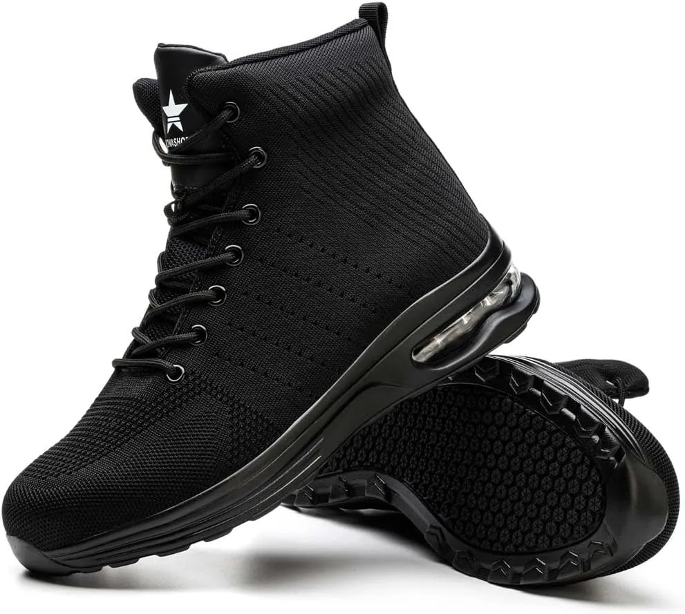 Safety Boots Work Boots Steel Toe Cap Boots Safety Shoes Steel Toe Shoes Safety Trainers Work Shoes Lightweight Comfortable Non Slip Men's Women's Ladies