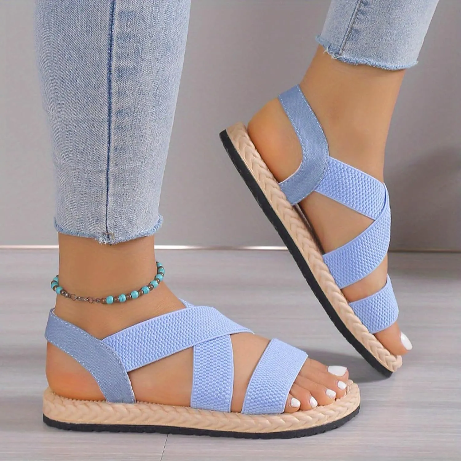 Sandals Women's Flat Orthopaedic Shoes Open Toe Flip Flops Comfortable Leisure Mules Trendy Summer Outdoor Beach Slippers