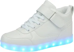 SANYES USB Charging Light Up Shoes Sports LED Shoes Dancing Sneakers