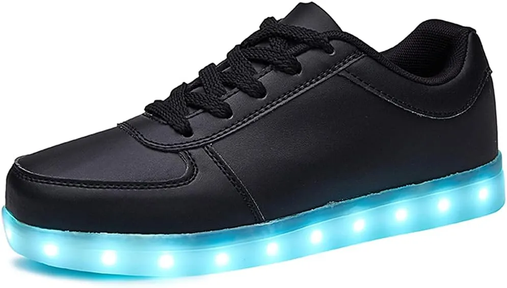 SANYES USB Charging Light Up Shoes Sports LED Shoes Dancing Sneakers