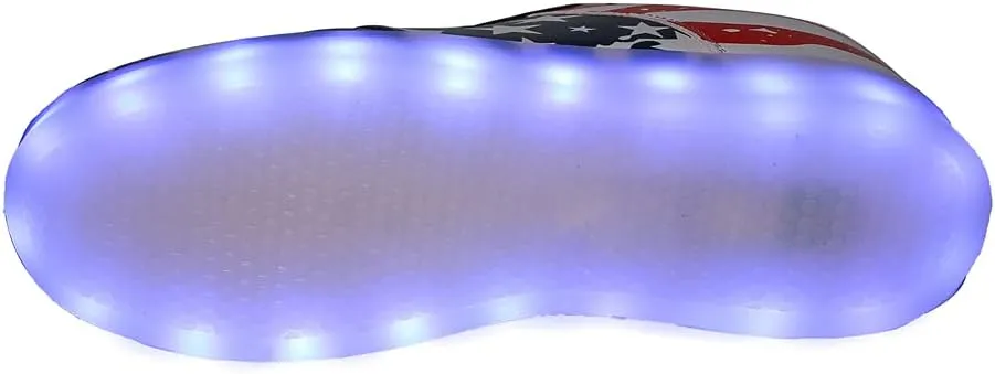 SANYES USB Charging Light Up Shoes Sports LED Shoes Dancing Sneakers