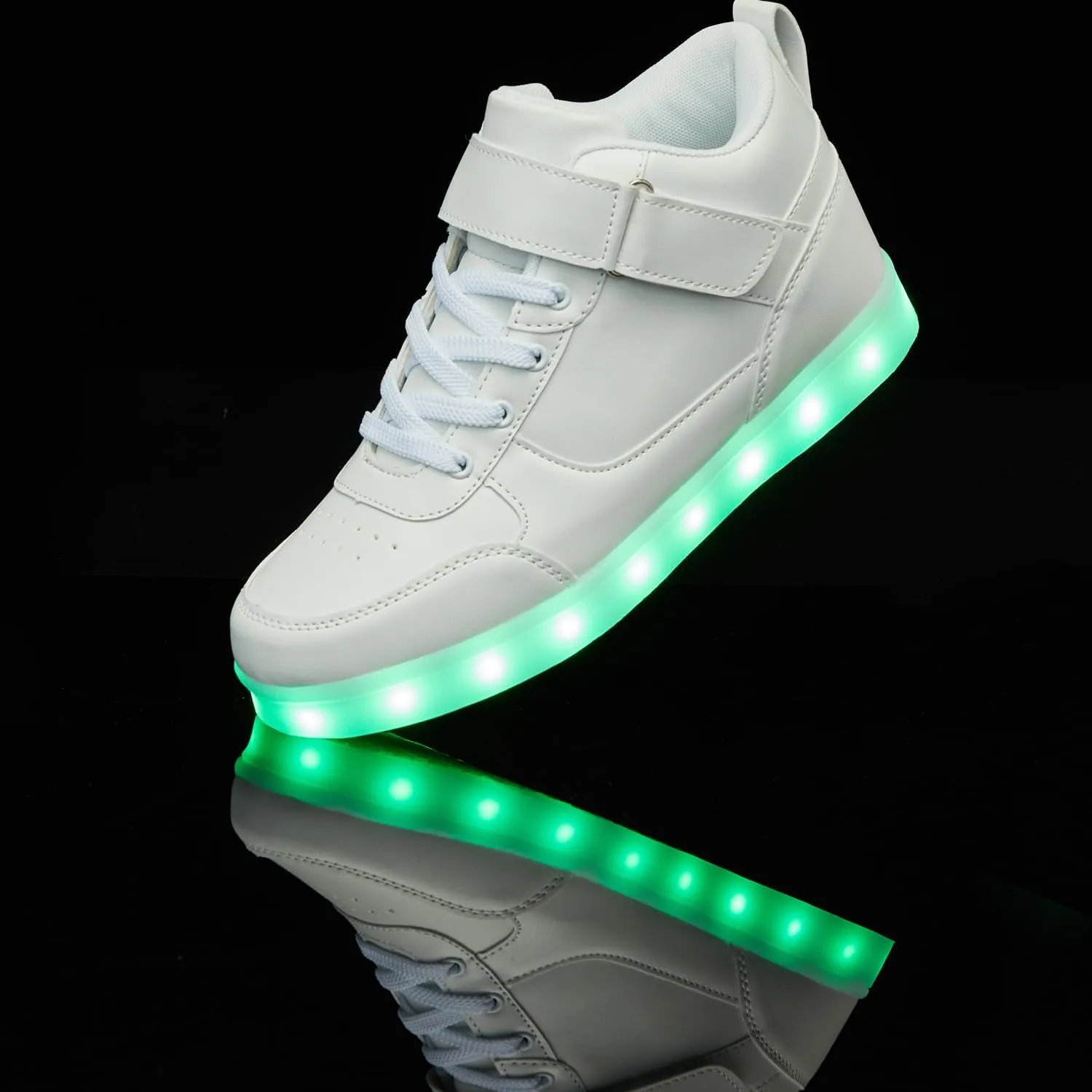 SANYES USB Charging Light Up Shoes Sports LED Shoes Dancing Sneakers