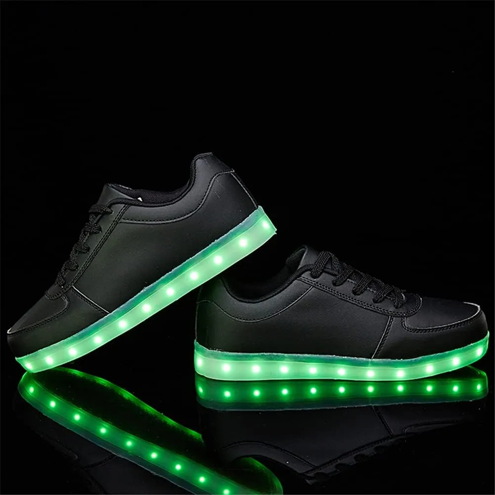 SANYES USB Charging Light Up Shoes Sports LED Shoes Dancing Sneakers