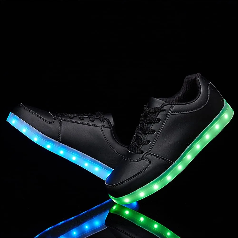 SANYES USB Charging Light Up Shoes Sports LED Shoes Dancing Sneakers