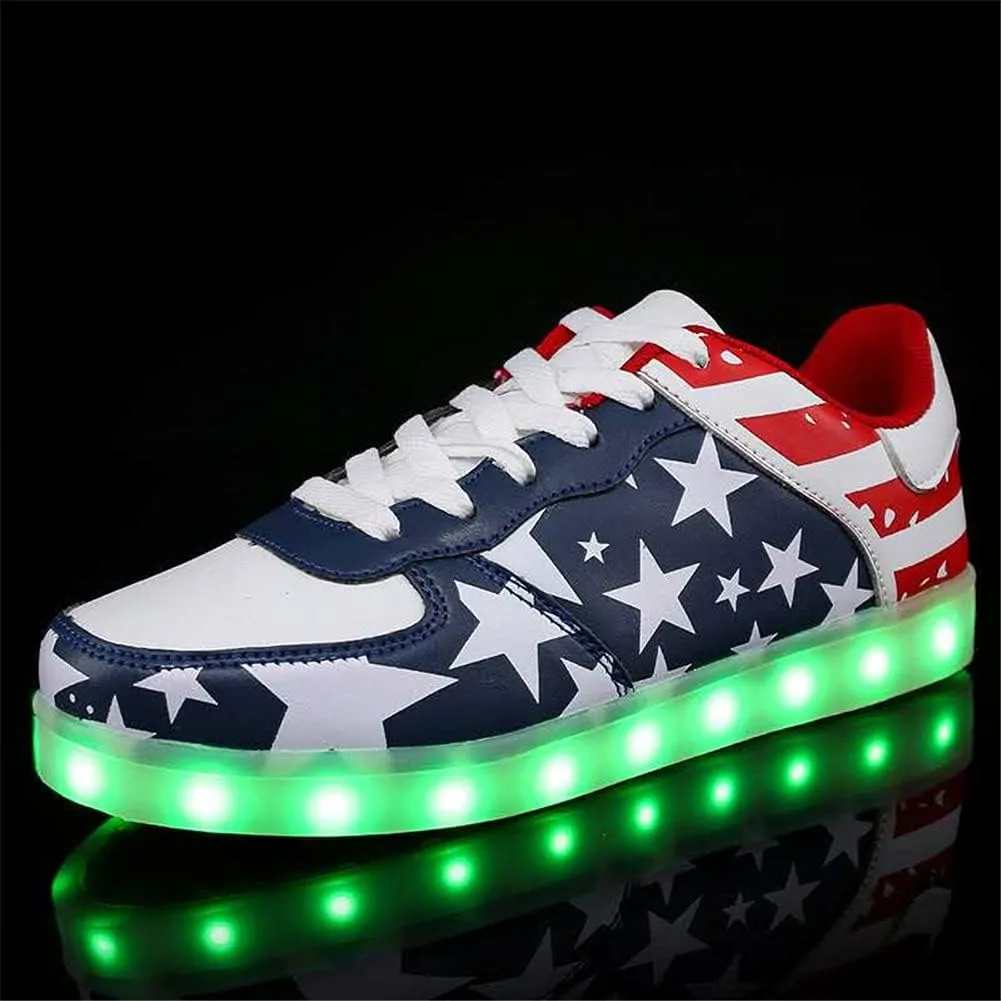 SANYES USB Charging Light Up Shoes Sports LED Shoes Dancing Sneakers
