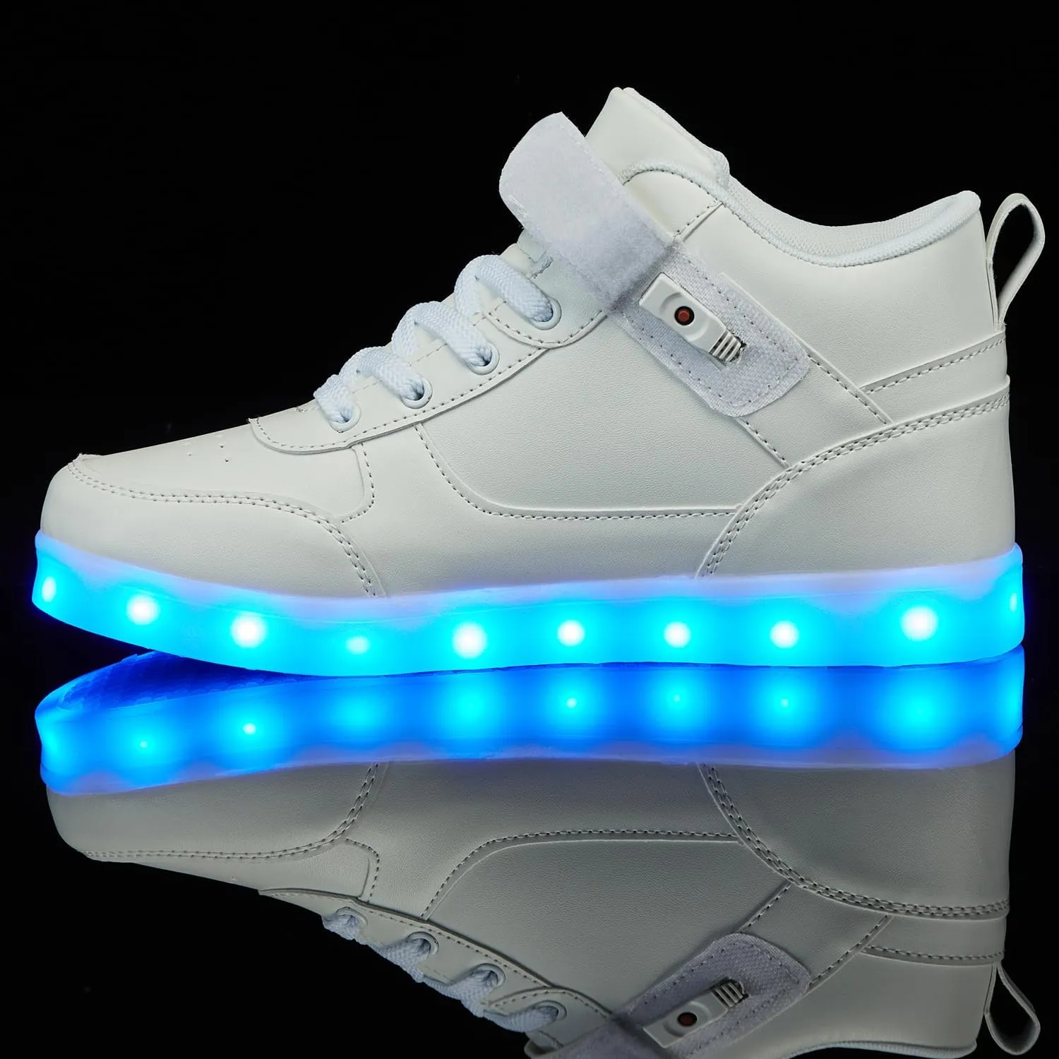 SANYES USB Charging Light Up Shoes Sports LED Shoes Dancing Sneakers