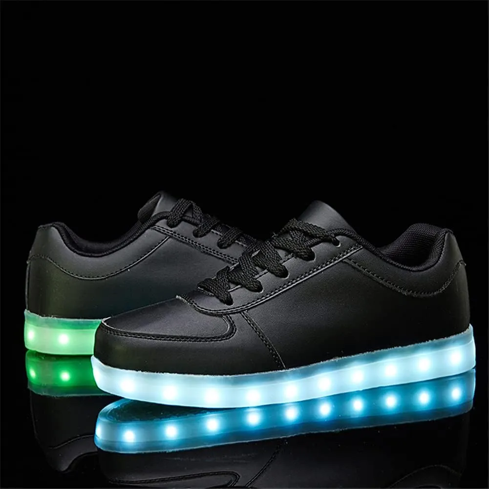 SANYES USB Charging Light Up Shoes Sports LED Shoes Dancing Sneakers