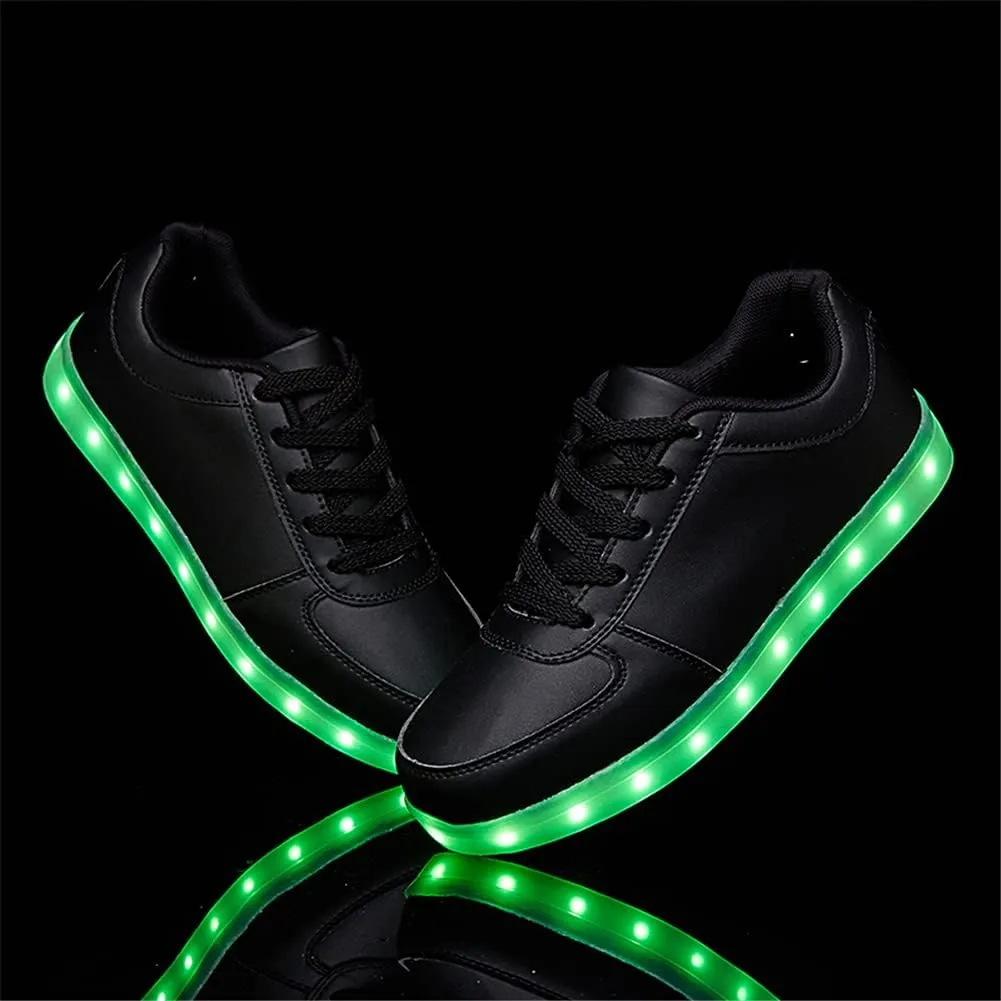 SANYES USB Charging Light Up Shoes Sports LED Shoes Dancing Sneakers