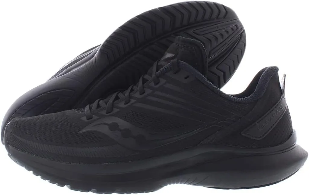 Saucony Running Kinvara 12 Womens Shoes Size 10, Color: Triple, Black/Black/Black