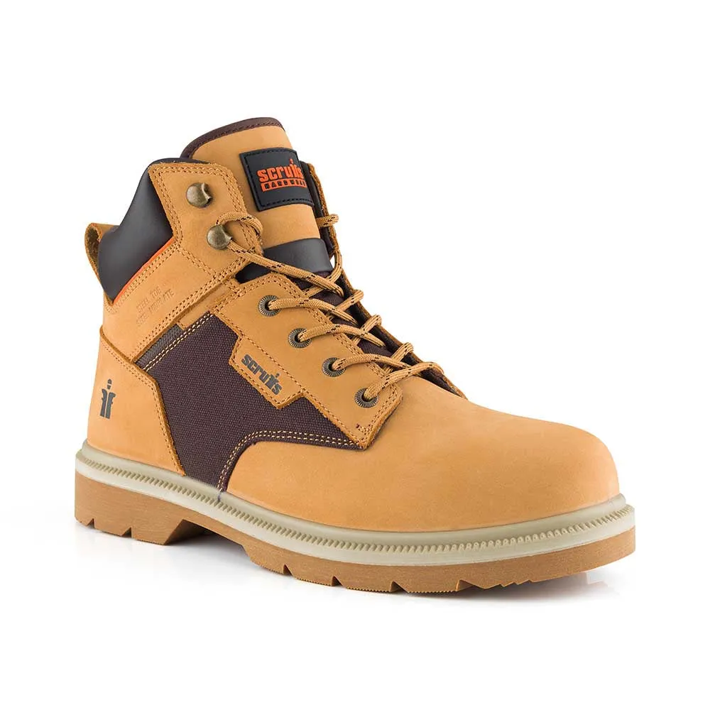 Scruffs Twister 6 Safety Boots Tan Size 7-12
