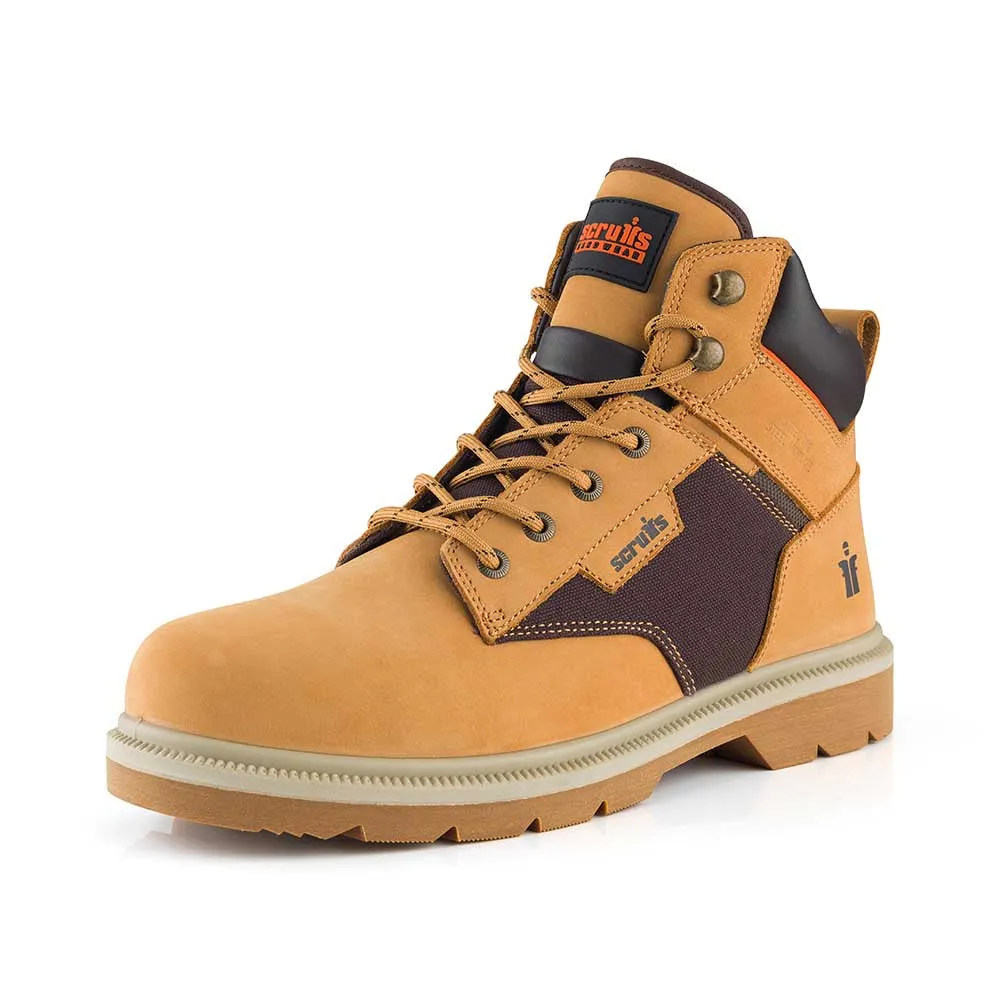 Scruffs Twister 6 Safety Boots Tan Size 7-12