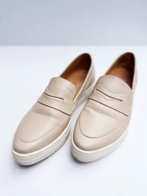 SEYCHELLES LEATHER LOAFERS, WOMEN'S 6