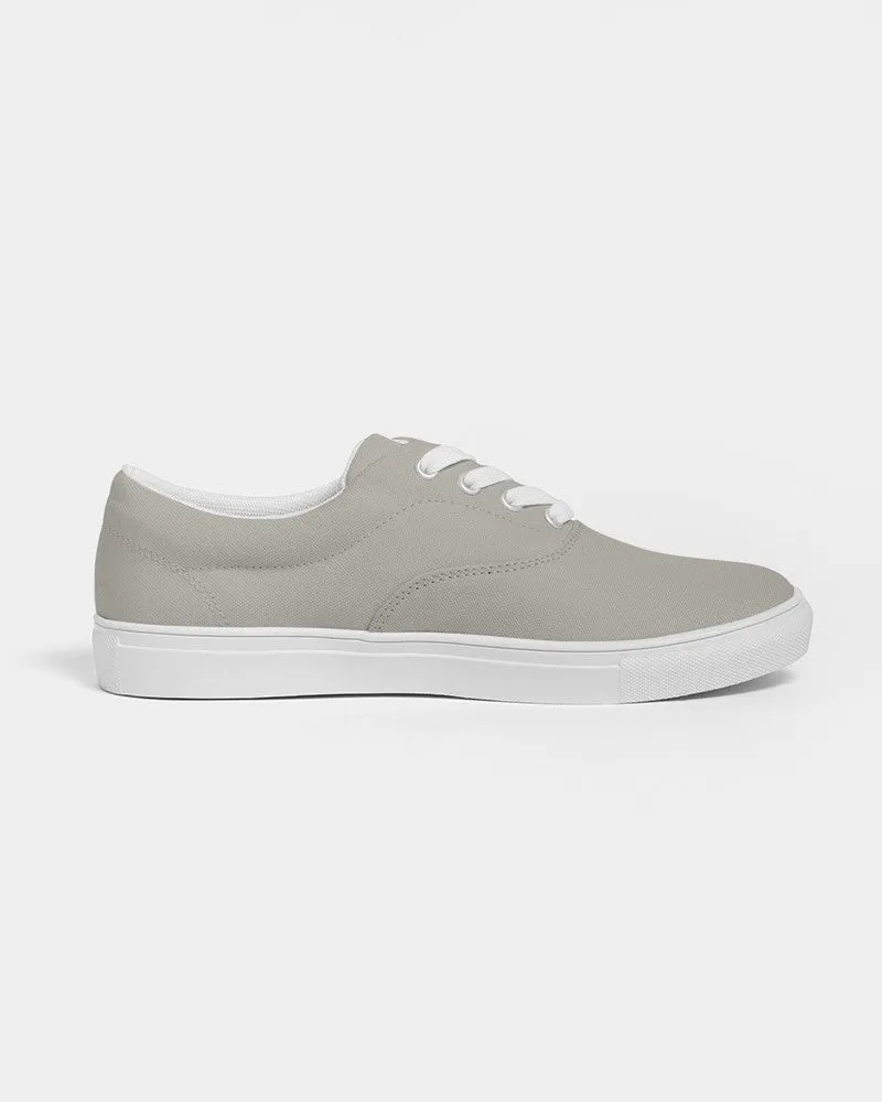 Shaded Pale Yellow Gray Canvas Sneakers | Men's | C0M0Y10K30