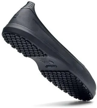 Shoes for Crews Crewguard Men's, Women's, Unisex Slip Resistant Work Overshoes, Black, S , Men's 6.5-8 / Women's 8.5-10