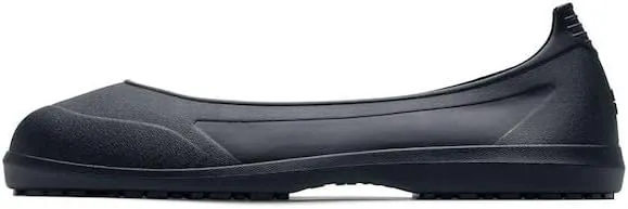 Shoes for Crews Crewguard Men's, Women's, Unisex Slip Resistant Work Overshoes, Black, S , Men's 6.5-8 / Women's 8.5-10