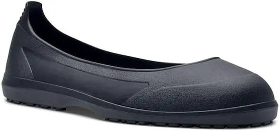 Shoes for Crews Crewguard Men's, Women's, Unisex Slip Resistant Work Overshoes, Black, S , Men's 6.5-8 / Women's 8.5-10