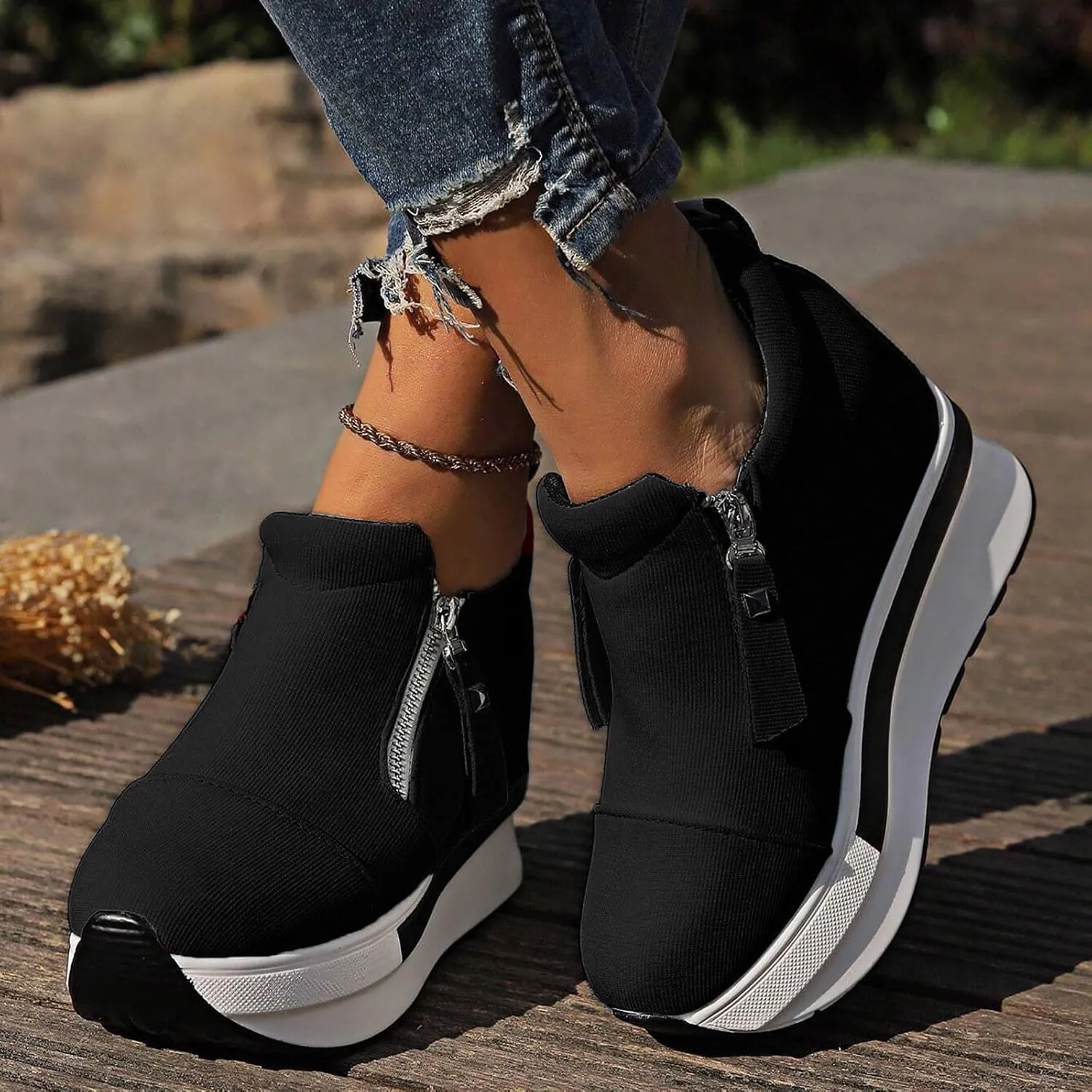 Shoes for Elderly Women Womens Walking Sneakers Low Top Casual Sneakers for Women Womens Slip on Sneakers