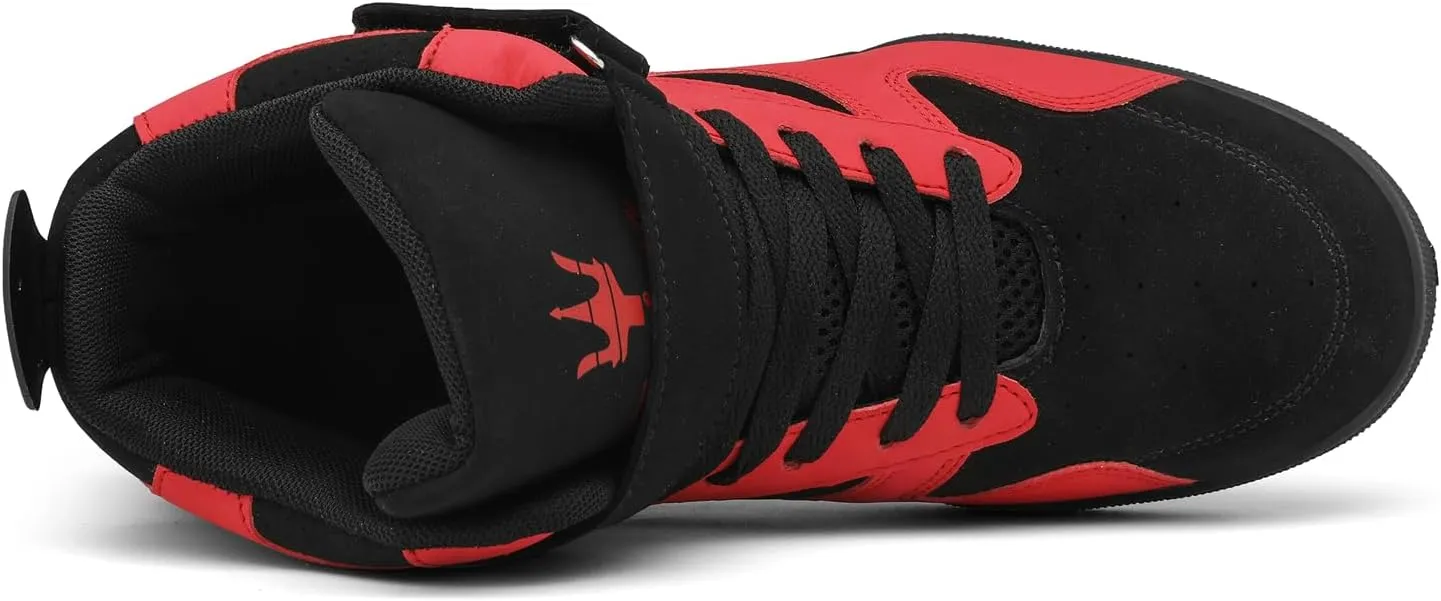 Shoes Men's High Top Fashion Sneakers Outdoor Casual Sports Shoes Training Leather Shoes Mens Flats