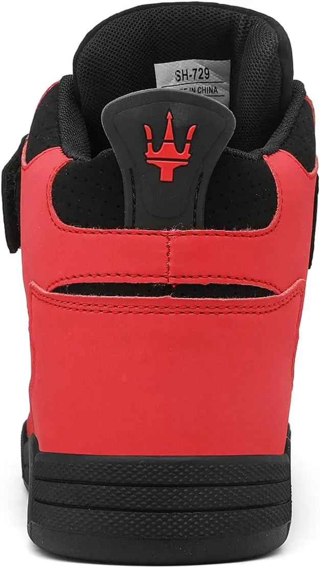 Shoes Men's High Top Fashion Sneakers Outdoor Casual Sports Shoes Training Leather Shoes Mens Flats
