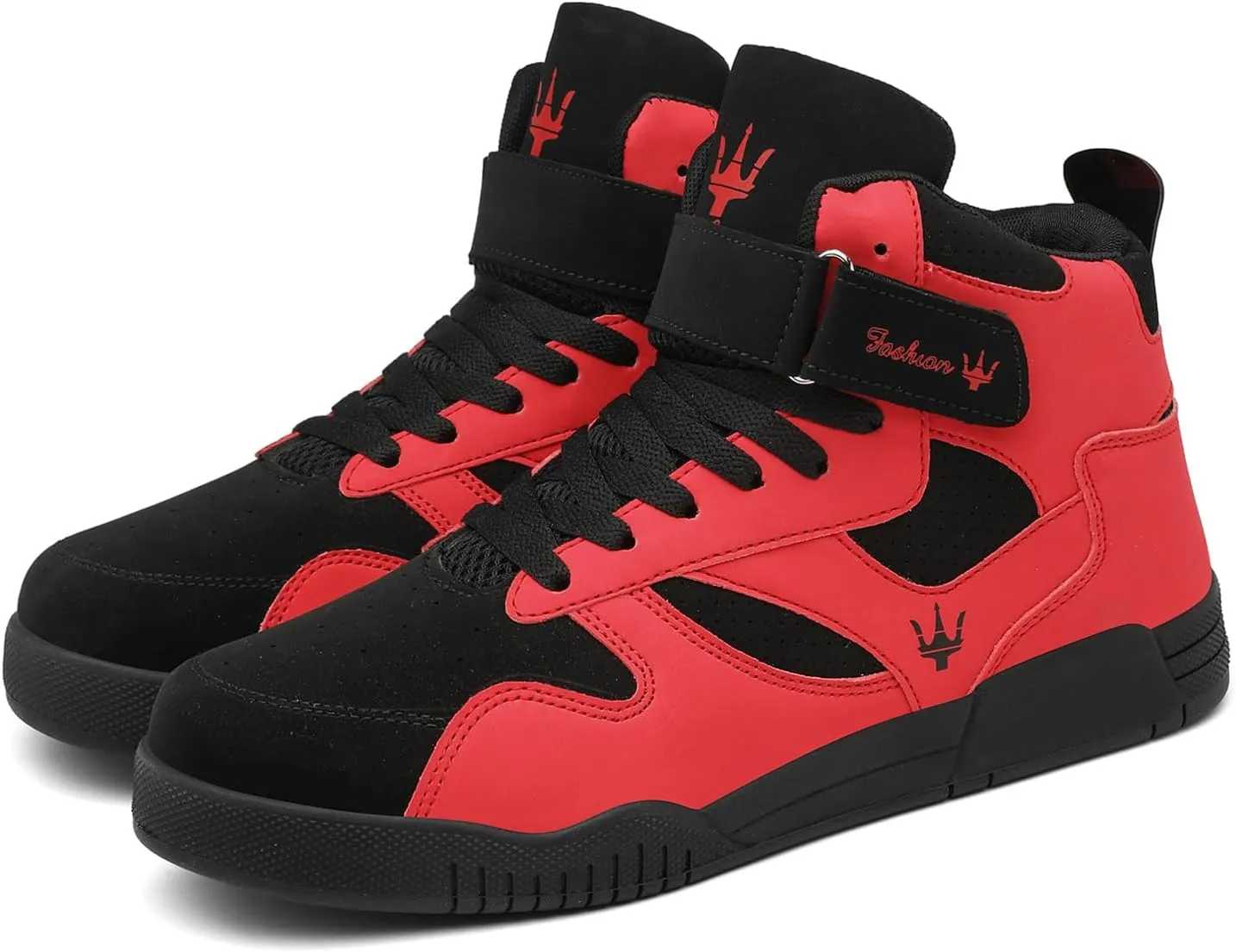 Shoes Men's High Top Fashion Sneakers Outdoor Casual Sports Shoes Training Leather Shoes Mens Flats