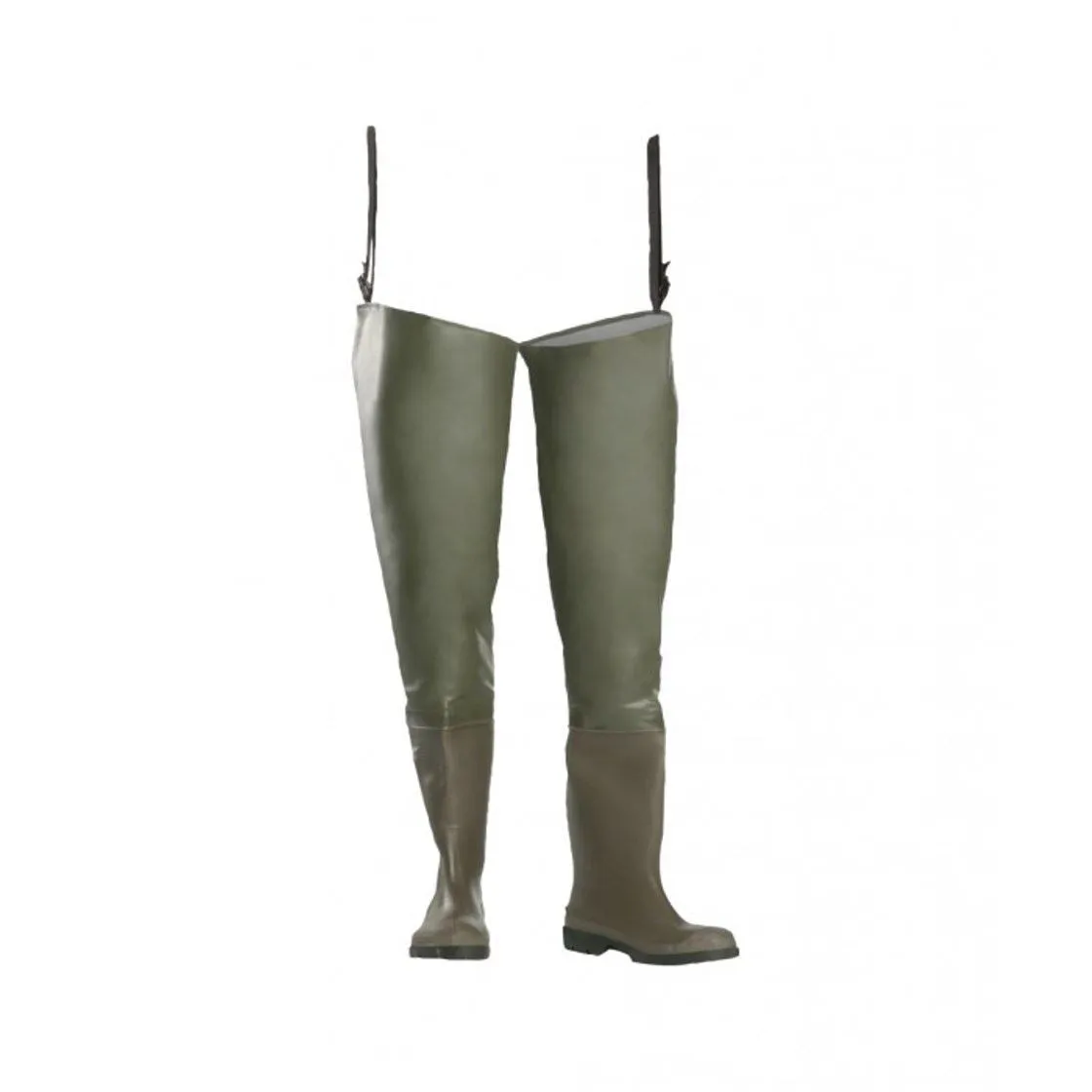 Sioen Mille 6283 Waterproof Steel Toecap Texoflex Thigh Wader S5 SRA Safety Boots Green